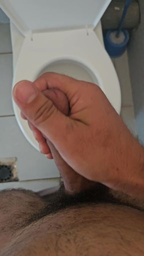 Masturbating My Cock With Precum