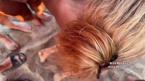 baisee et enculee par un ami en public sur la plage+ bukkake 20 ejacs ...