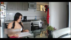 My Stepdad Helps Me with My Homework! He Licks My Pussy and Fucks Me Part 1