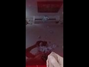 Powerful cum shot after two weeks of abstinence