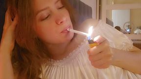Chain smoking 8 cigarettes in bed beside you ;) muaa xx