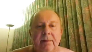 Grandpa Strokes on Webcam