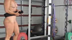 Nude sexy ass workout