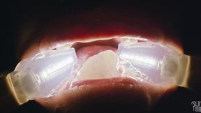 ”Rebel Rhyder plays with frozen cum”