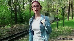 College Redhead Teen 18+ Lia In Public Casting
