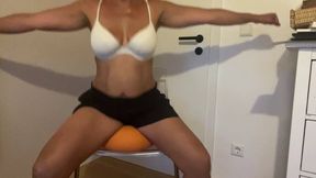 Dance Workout on Ball Bladder