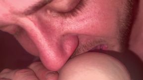 Boob sucking and licking- Boob fetish- MrandMrsSmithPOV