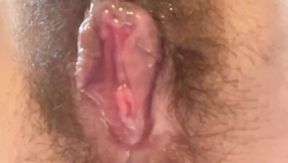 Full up Sprems for Hana Pussy Extra Wet Mess Close up Tiny Pussy Asian