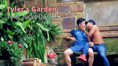 Asian footballer fucks Latino boy outdoors after school