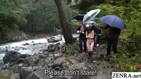 Outdoor JAV Adventure - Yuu Kawakami Strips Naked in Nature Trekking Bliss