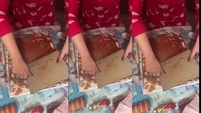 In Big Eyeglasses Asmr Acrylic Art Bloom in the Mist Part 2