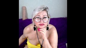 mature wife for sale-13! (aimee hot milf, aka aimeeparadise). lascivious webcam huntress in a yellow dress!
