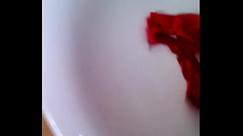 pissing on wife panties II.