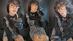 Chainsmoking boss reminds you how powerful she can be - Kinkerbell23