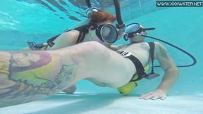 ”Minnie Manga takes cock underwater”