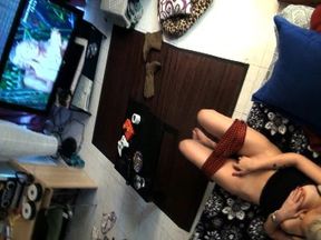 My sibling is crazy... she masturbates watching reality TV