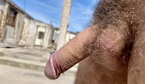 Inspecting the Terrace While They Work...