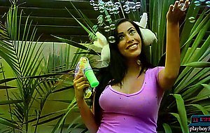 Huge boobs latina models showing off their luscious bodies for Playboy