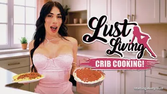 Pornstar Avery Lust teases with hot kitchen vibes in explicit hd action