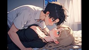 3D Cartoon on closeup kissing Animation, AI Generated Cartoon content, Uncensored video of 18 Year old Anime Girl