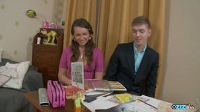 Looking super cute during anal sex makes this gorgeous brunnete a true fuck prinecess