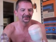 Teagan Presley FleshLight gets Stretched by a Manaconda Cock Sheath