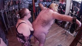 Part 5:- Satana's piggy is back in town for some play time with Domina Satana!