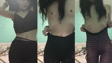 Tiny solo cutie touches her dripping pussy raw and rough