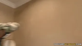 Stella Cox Takes Massive Ebony Cocks For A Messy Outdoor Facial