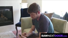 RawNextDoor.com - Bearded jock Connor Halsted deeply breeds with sixpack boyfriend Gu