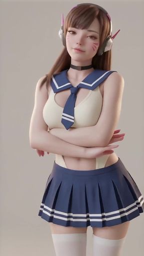 D.va's Lovely Dance (apink - U You)
