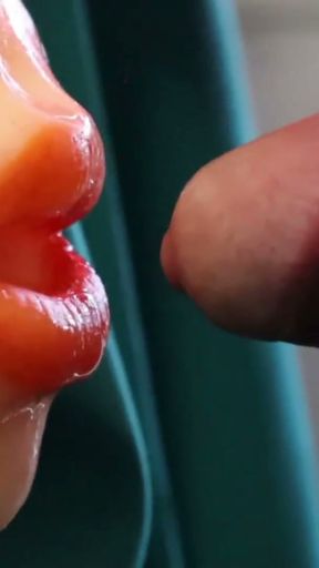 I love to fuck deeply this humid deep realistic mouth with pleasure   Clip 2