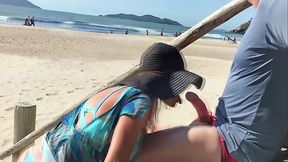 Busty MILF gets her big ass fucked in public