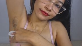 "Shaving My Armpits Close-Up"