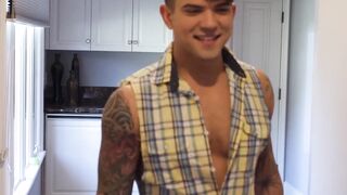 "Raw Bareback Threesome - Muscle Hunks Fuck Hard"