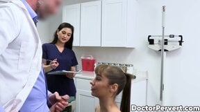Nurse Jasmine Wilde prepares babe Tommy King for a threesome with Dr Mike Mancin