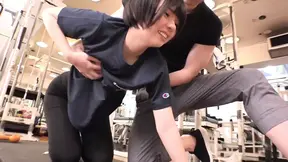 Personal Trainer turns cute teen Asian into a muscle goddess