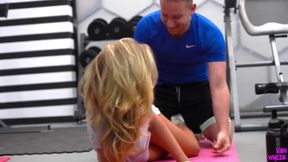 Bonnie Blue Yoga Stretched Pussy Ruined Creampie Gush