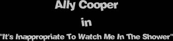 Step Son's Steamy Shower Stumble with Step Mom Ally Cooper