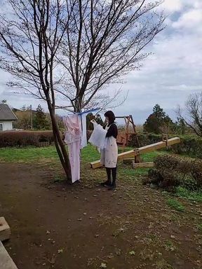 Stepmom Takes in the Laundry
