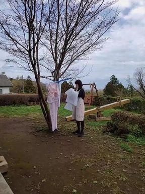 Stepmom Takes in the Laundry