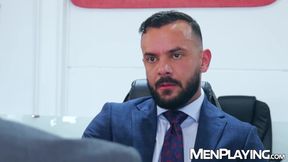 Dominant executive Sir Peter teaches Diego Reyes important lessons