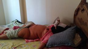 Desi 18 Year Old Teen Married Stepsister Tied to Her Bed Rough Fucked by Stranger While Her Husband Was Not Home Then She Rides