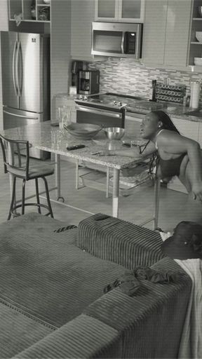 Caught Auntie Fuckin on the Security Cameras