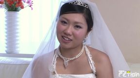 Lustful asian bride breathtaking porn scene