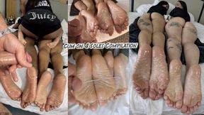 Cum on 4 Soles Compilation!