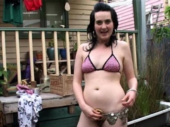 Beautiful brunette in sexy solo fingering masturbation 4 wmv