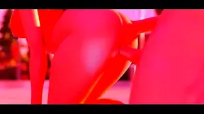 Hot Anime Babe Surprises With Blowjob Post-Shower for Big-Cock 3D Game Fantasies