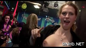 Excited guys are having racy fun exploring wild wet caves