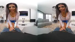 Sexy Sheila Ortega Shows Off Big Tits While Riding Hard in VR Fantasy